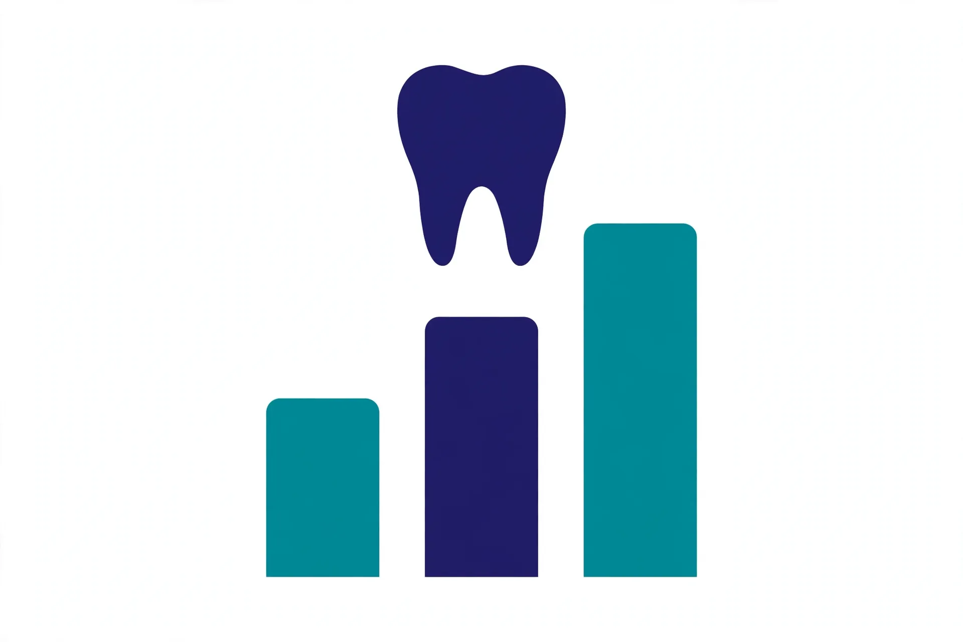 Illustration comparing dental implant prices for single tooth, implant bridge, and full arch treatments